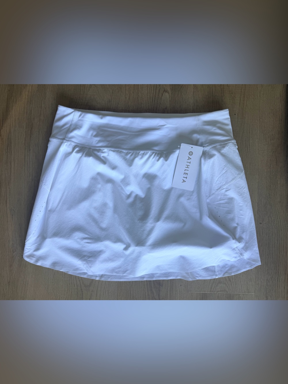 Athleta White Active Run With It 16" Skort
